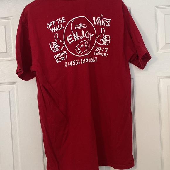 red vans t-shirt - Picture 3 of 3